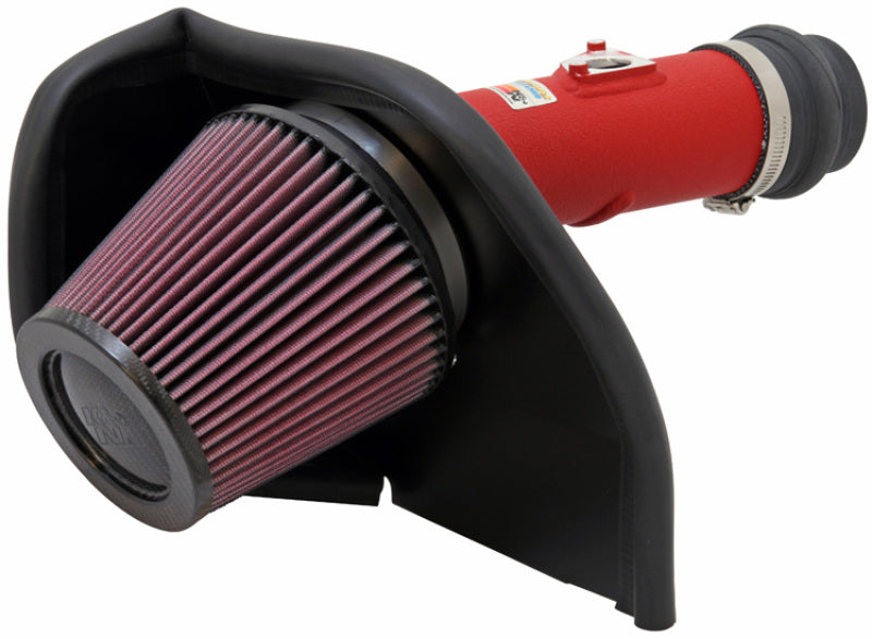 Admisión de aire corto Typhoon rojo H4 de 2,5 L para WRX/STi K&amp;N 08-11