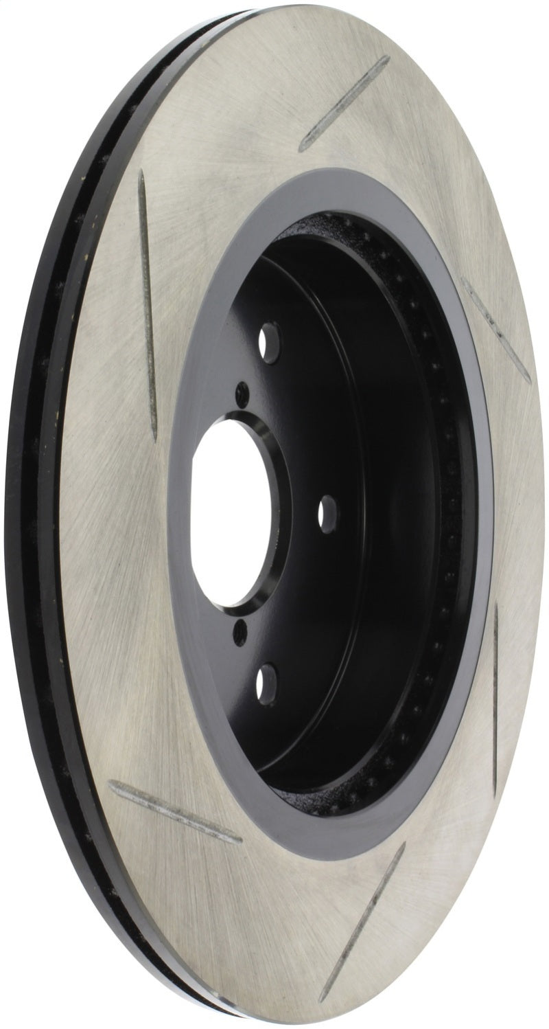 Rotor trasero izquierdo ranurado deportivo StopTech 16-17 Subaru WRX con tecnología EyeSight