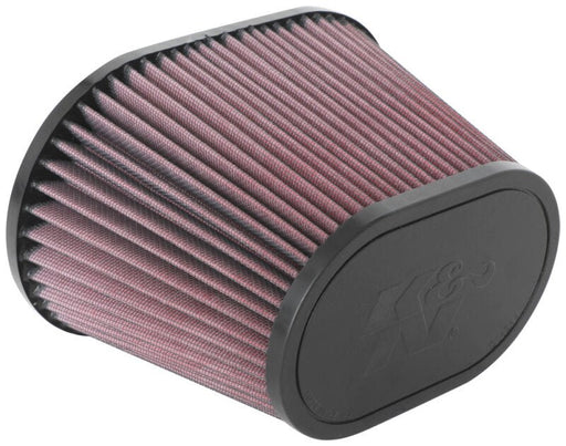 K&N Universal Clamp - On Air Filter 3.5in Flg ID x 8.5x5.25in B OD x 6.25x4in T OD x 5.5in H - BattleBorn SpeedShop