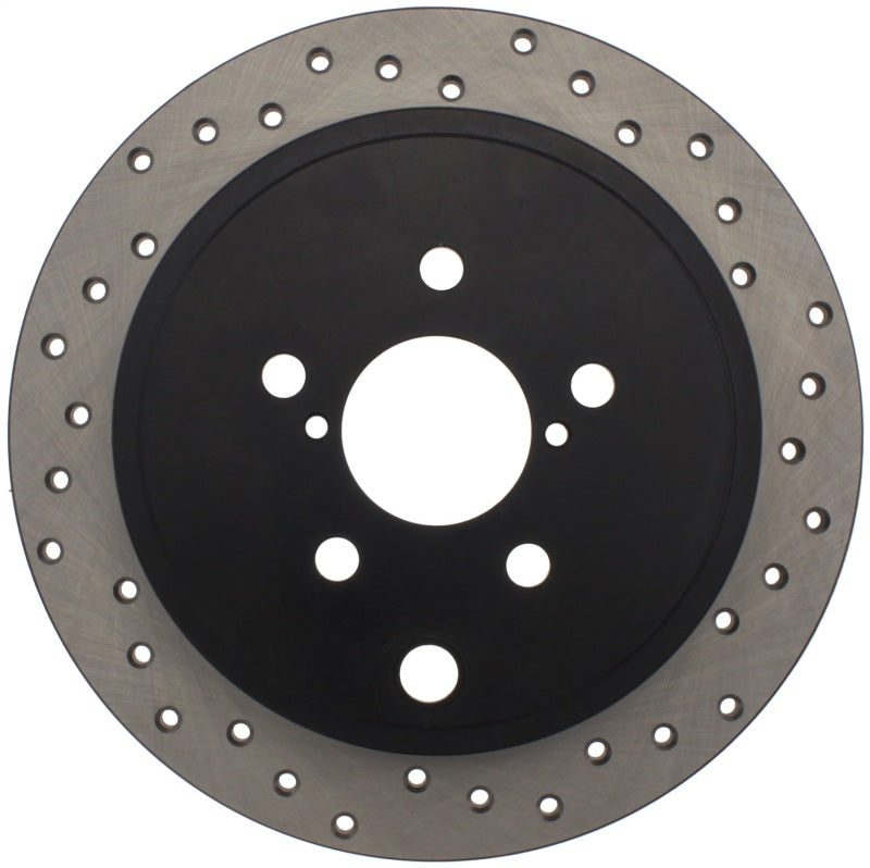 Rotor trasero izquierdo perforado StopTech WRX 08-10