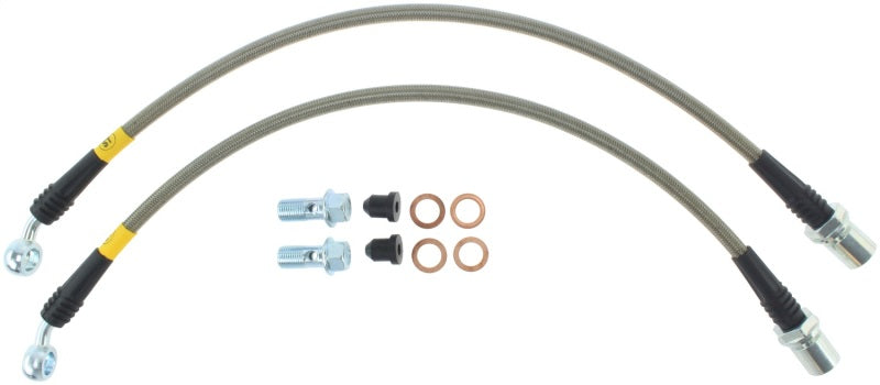 Conductos de freno delanteros de acero inoxidable StopTech 01-06 Lexus LS430