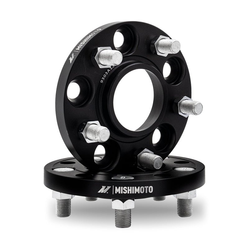 Mishimoto Wheel Spacers - 5x114.3 - 66.1 - 25 - M12 - Black - BattleBorn SpeedShop