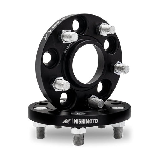 Mishimoto Wheel Spacers - 5x114.3 - 66.1 - 25 - M12 - Black - BattleBorn SpeedShop