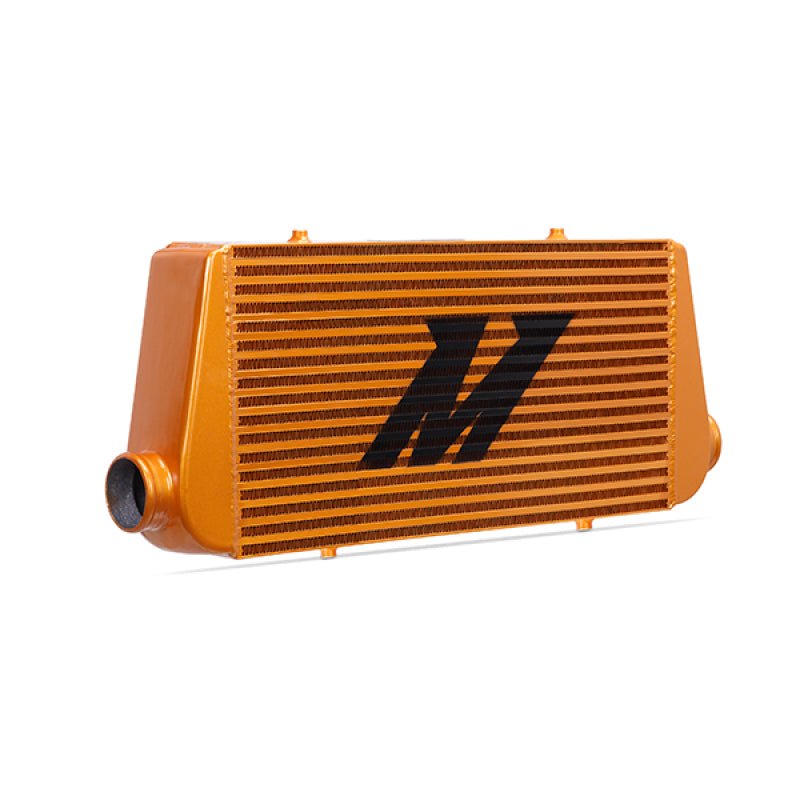 Mishimoto Universal Gold R Line Intercooler Overall Size: 31x12x4 Core Size: 24x12x4 Inlet / Outlet - BattleBorn SpeedShop
