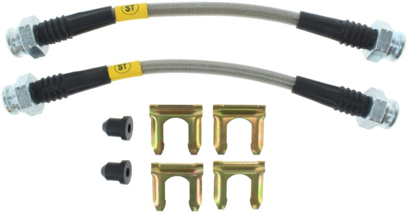 Conductos de freno traseros BBK de acero inoxidable StopTech 2/89-96 Nissan 300ZX (Exc Turbo)/6/89-96 300ZX Turbo