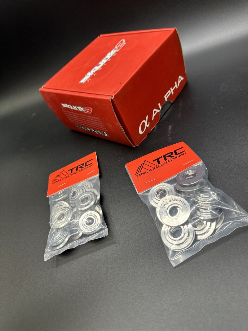 Kit de resortes de válvula dobles y retenedores de titanio TRC Skunk2 Alpha Serie K K20 K24