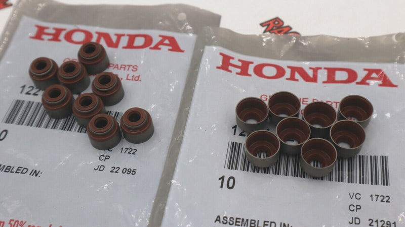 16 Genuine OEM Honda Valve Stem Seal Set Kit B16 B18 D16 K20 K24 H22 ACURA