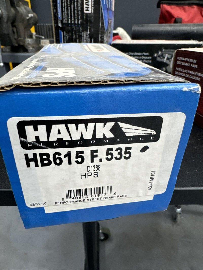 Pastillas de freno traseras Hawk HPS para EVO X HB615F.535 (2008-2015) 
