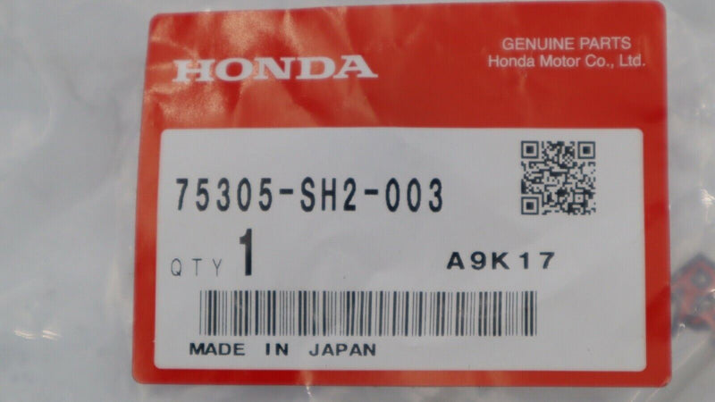 Protector de moldura lateral con clip original de Honda OEM 75305-SH2-003