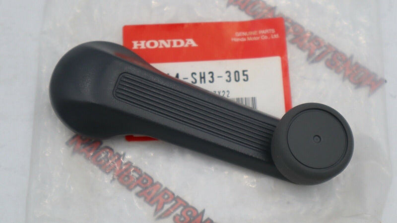 Manivela de ventana original para Honda Accord Civic CRX Prelude, color gris