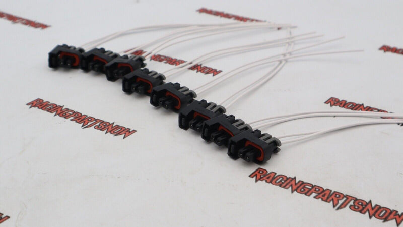 Conectores, pinzas, cables y mazos de cables para inyectores de combustible Delphi Mini, cantidad: 8 Multec