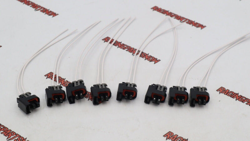 Conectores, pinzas, cables y mazos de cables para inyectores de combustible Delphi Mini, cantidad: 8 Multec