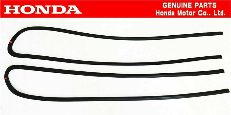 Moldura exterior de vidrio para ventana trasera de Honda CRX 88-91 OEM para conductor y pasajero