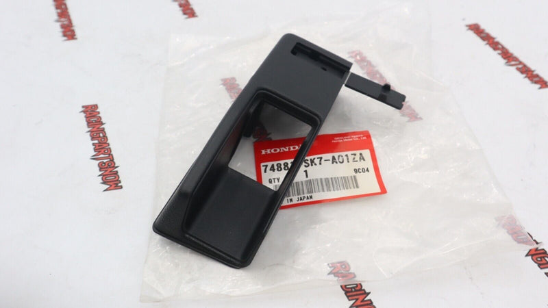 CUBIERTA DE MOLDURA NEGRA PARA PORTON TRASERO HONDA CIVIC CRX, ORIGINAL, BNIB, RARA, *NH167L*, Negro grafito