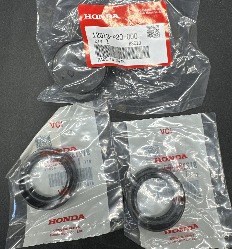 SELLOS DE LEVAS ORIGINALES HONDA ACURA OEM CON JUEGO DE TAPAS DE LEVAS BH DOHC VTEC NUEVOS SELLADOS 