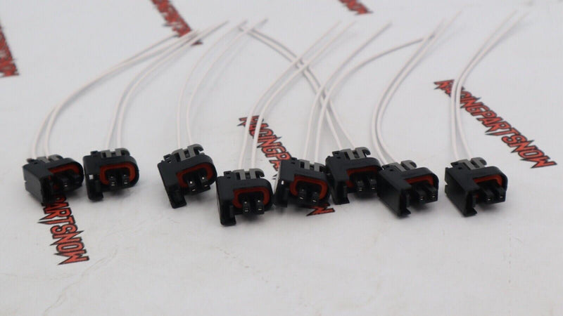Conectores, pinzas, cables y mazos de cables para inyectores de combustible Delphi Mini, cantidad: 8 Multec