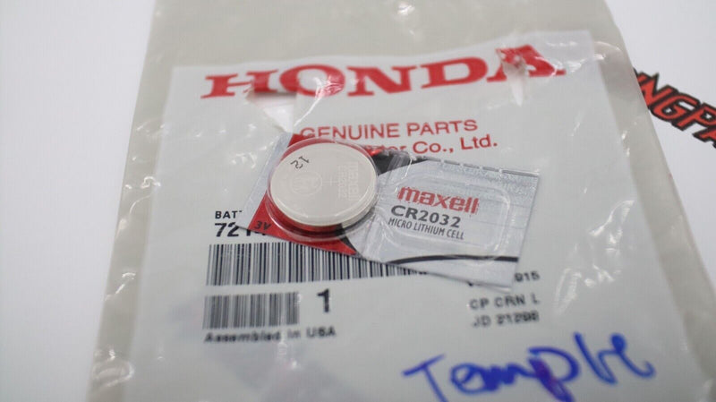 Batería original para llavero inteligente Honda OEM / SMART CR2032