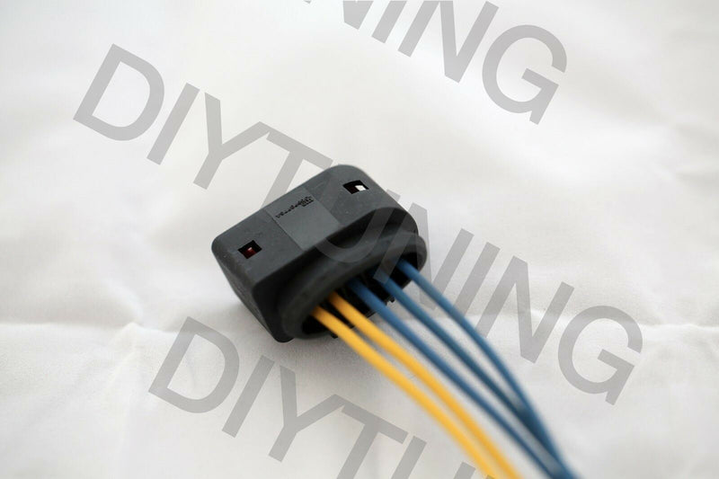Conector de 5 pines del sensor de flujo de aire masivo para VW Golf Jetta Passat Reemplaza 1J0973775A