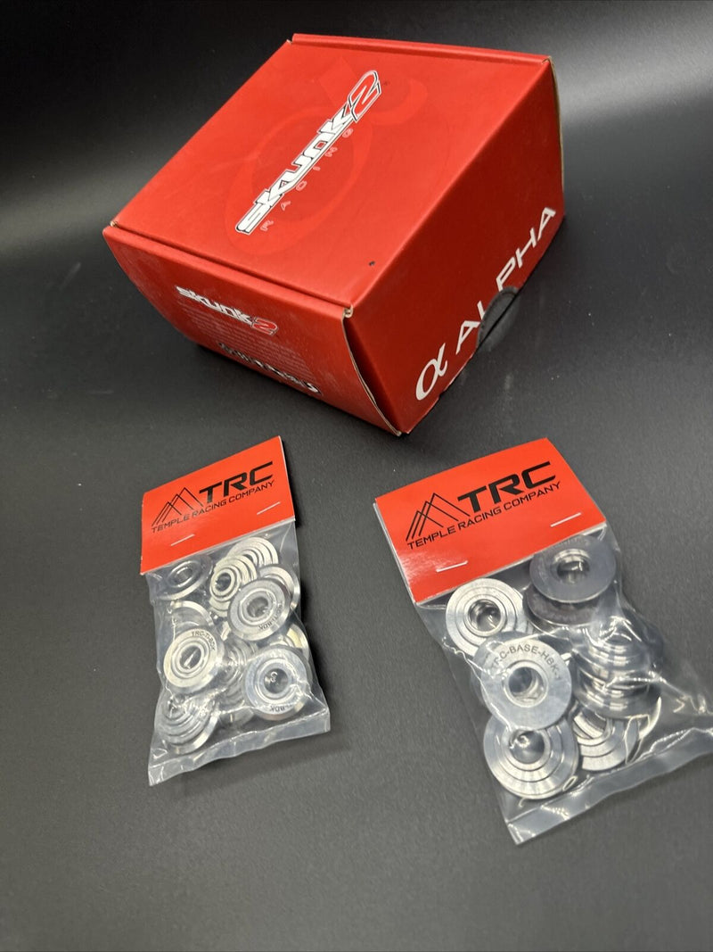 Kit de resortes de válvula dobles y retenedores de titanio TRC Skunk2 Alpha Serie K K20 K24