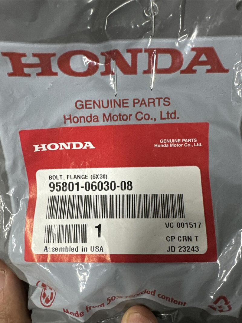 95801-06030-08 Tornillo original Honda 6x30 M6-1.0x30 