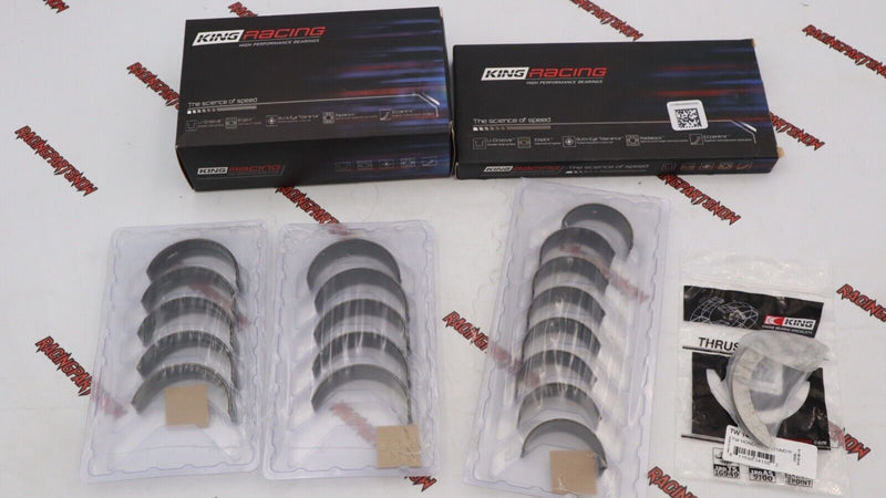 Juego de cojinetes de empuje de biela principal KING XP Race STD Honda B16A B17A1 B18A1 B18B1