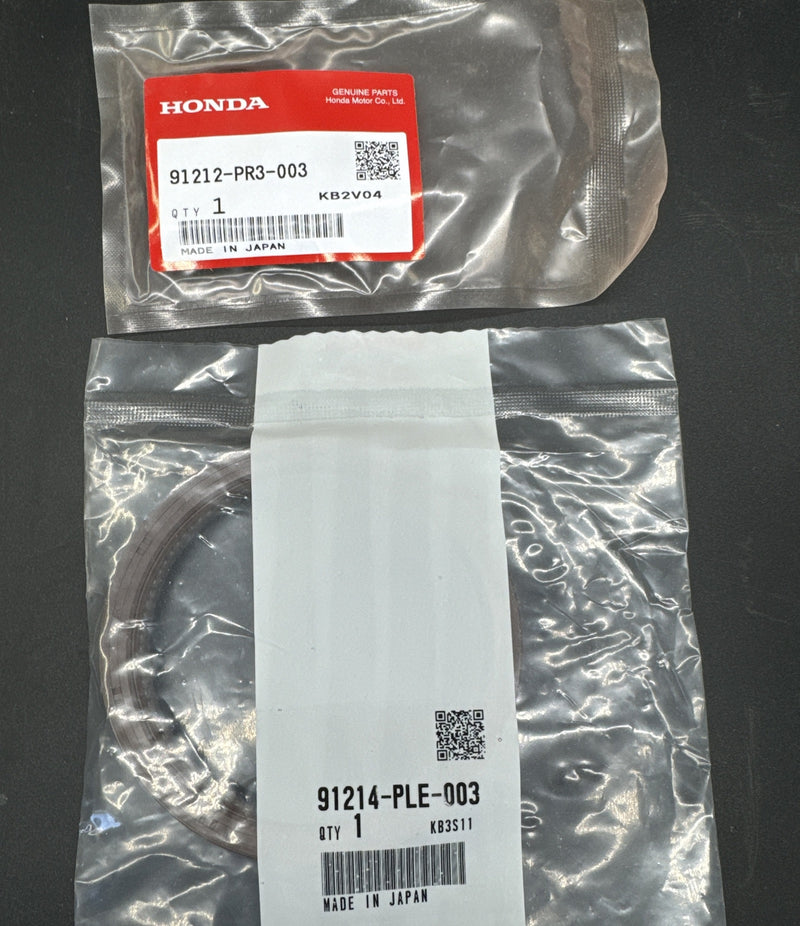 BOMBA DE ACEITE ORIGINAL HONDA ACURA, SELLO DEL CIGÜEÑAL PRINCIPAL DELANTERO Y TRASERO SERIE B DOHC VTEC 
