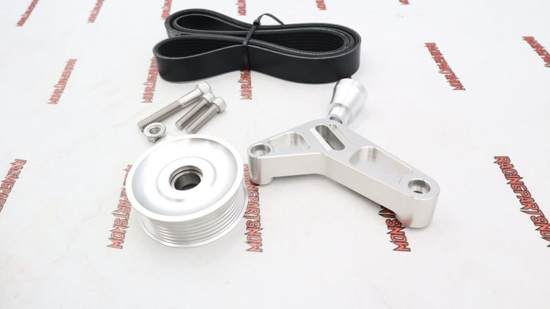 Kit de polea tensora estilo EP3 ajustable para Honda Civic Integra K24 con correa