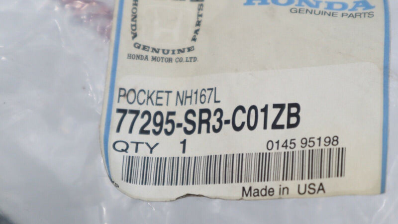 NUEVA consola de monedas Honda OEM EG CIVIC, con casete de bolsillo *NH167L* (negro grafito)