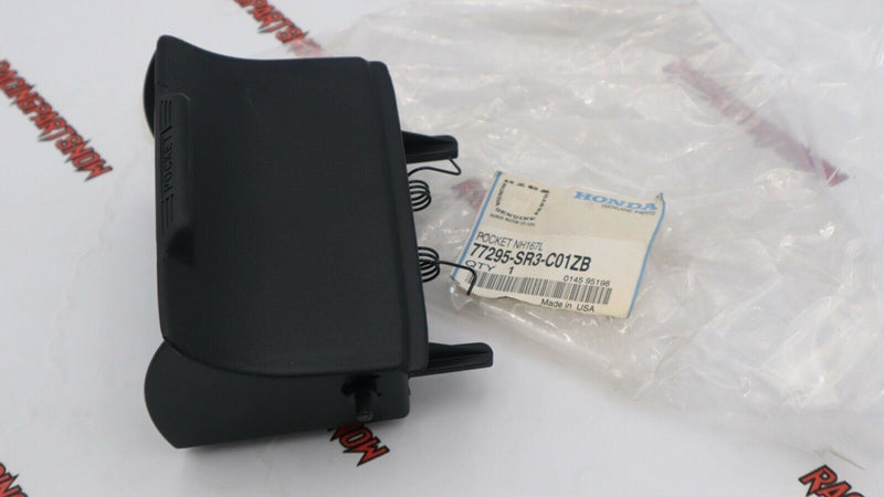 NUEVA consola de monedas Honda OEM EG CIVIC, con casete de bolsillo *NH167L* (negro grafito)