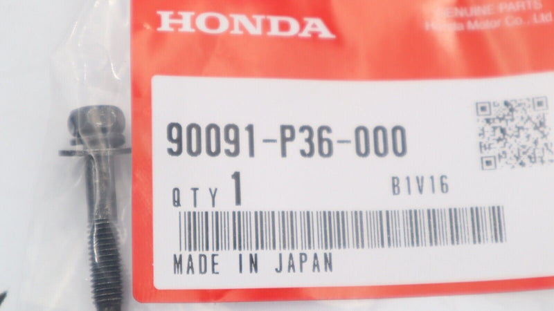 Tornillo de tapa de caja de filtro de aire de motor Honda original OEM 5x28 Perno de tapa 90091-P36-000