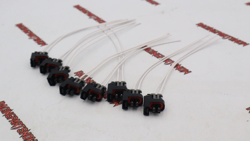 Conectores, pinzas, cables y mazos de cables para inyectores de combustible Delphi Mini, cantidad: 8 Multec