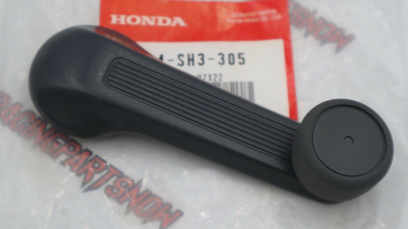 Manivela de ventana original para Honda Accord Civic CRX Prelude, color gris