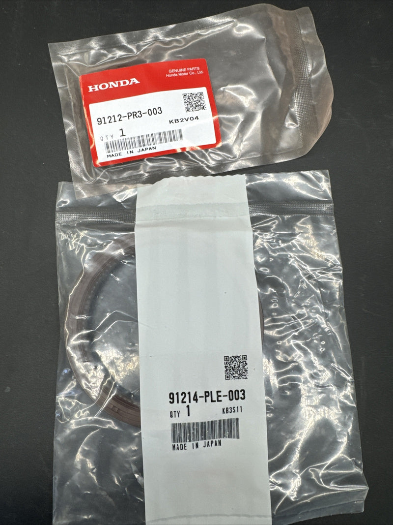 BOMBA DE ACEITE ORIGINAL HONDA ACURA, SELLO DEL CIGÜEÑAL PRINCIPAL DELANTERO Y TRASERO SERIE B DOHC VTEC 