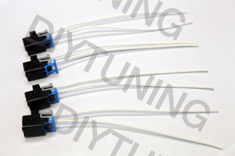 Conectores, pinzas, cables y conectores para inyectores de combustible Delphi Mini, cantidad 4
