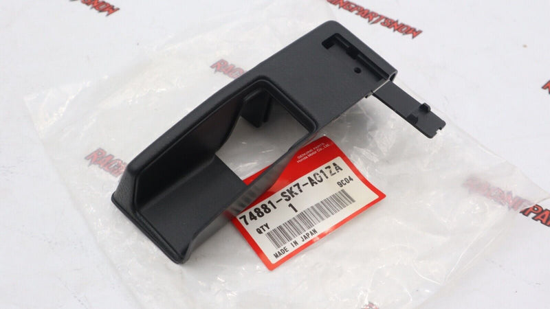 CUBIERTA DE MOLDURA NEGRA PARA PORTON TRASERO HONDA CIVIC CRX, ORIGINAL, BNIB, RARA, *NH167L*, Negro grafito