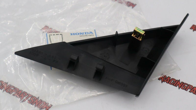 NUEVA cubierta embellecedora interior para espejo retrovisor del lado izquierdo del conductor del Honda Civic OEM 1992-1995