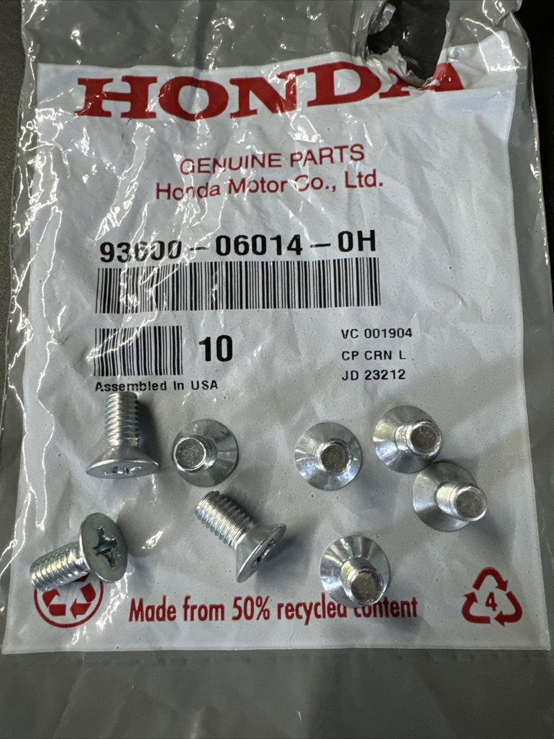 8 tornillos de rotor de freno de disco para Honda Acura OEM para todos los modelos 