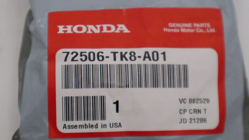 Tope superior de puerta corrediza original de Honda Odyssey 2011-2017 72506-TK8-A01