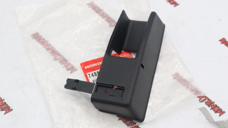 CUBIERTA DE MOLDURA NEGRA PARA PORTON TRASERO HONDA CIVIC CRX, ORIGINAL, BNIB, RARA, *NH167L*, Negro grafito