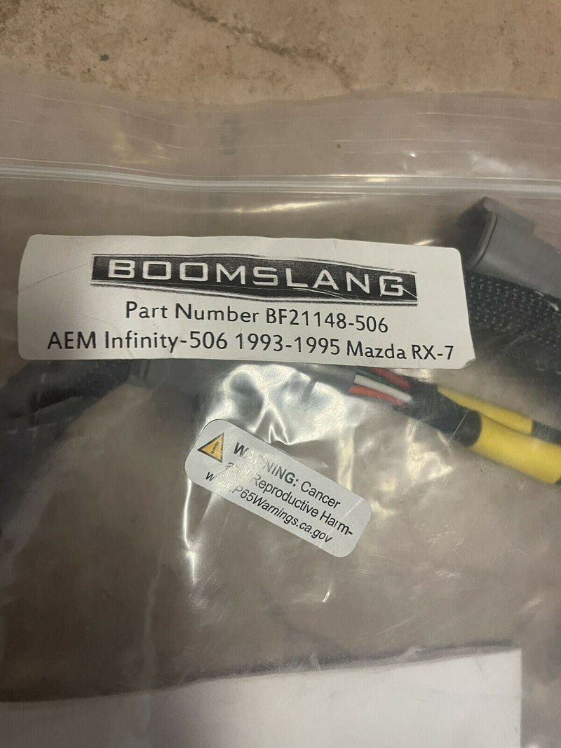 Arnés Plug and Play Boomslang AEM Infinity 506 para RX7 1993-1995