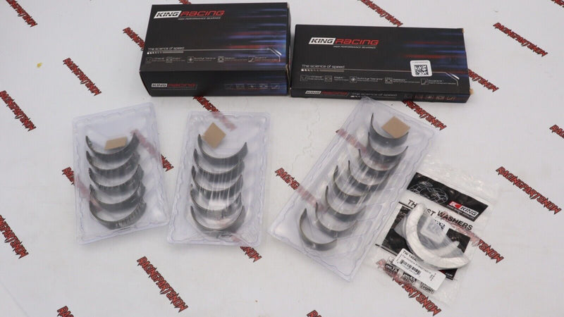 Juego de cojinetes de empuje de biela principal KING XP Race STD Honda B16A B17A1 B18A1 B18B1