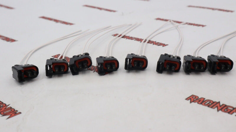 Conectores, pinzas, cables y mazos de cables para inyectores de combustible Delphi Mini, cantidad: 8 Multec