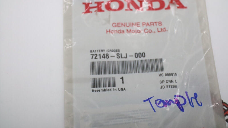 Batería original para llavero inteligente Honda OEM / SMART CR2032