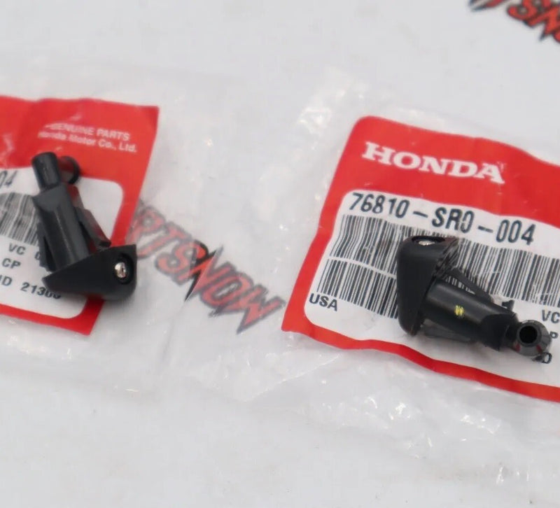Juego de boquillas para lavaparabrisas de capó originales de Honda, modelos Civic CRX 1990-1997 y más
