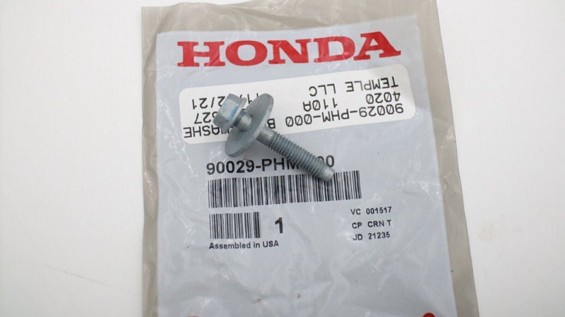 PERNOS DE LA TAPA DE LA CAJA DEL FILTRO DE AIRE DEL MOTOR HONDA / ACURA ORIGINALES DE ORIGEN OEM 6x35
