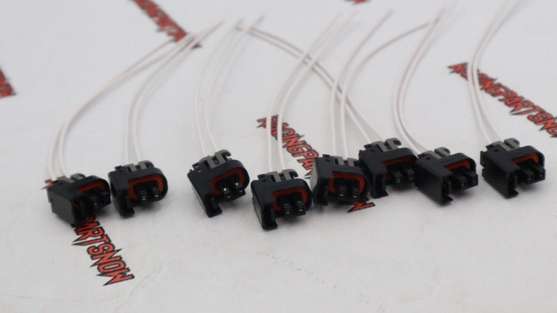 Conectores, pinzas, cables y mazos de cables para inyectores de combustible Delphi Mini, cantidad: 8 Multec