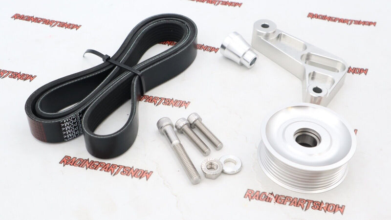 Kit de polea tensora estilo EP3 ajustable para Honda Civic Integra K24 con correa