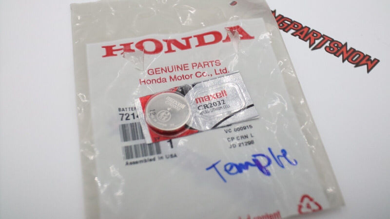 Batería original para llavero inteligente Honda OEM / SMART CR2032
