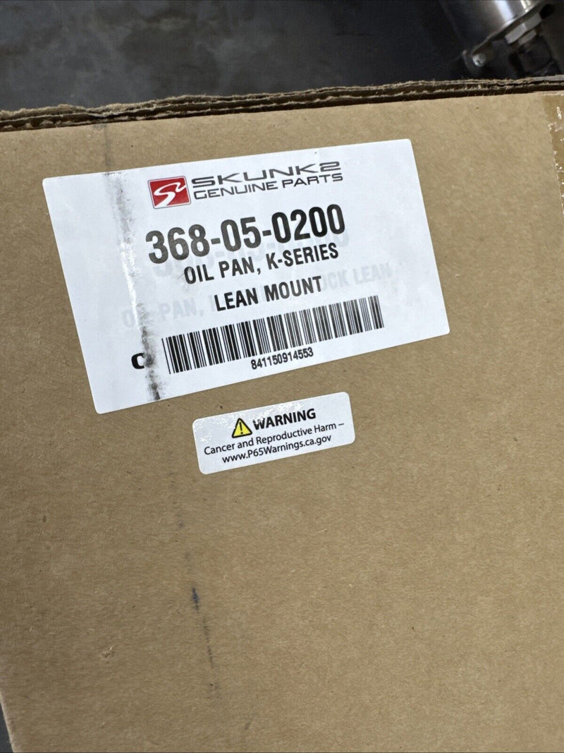 Cárter de aceite de carreras de aluminio Skunk2 para motores Honda Acura K-Series K20 y K24 