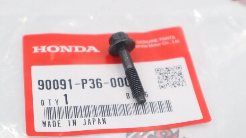 Tornillo de tapa de caja de filtro de aire de motor Honda original OEM 5x28 Perno de tapa 90091-P36-000